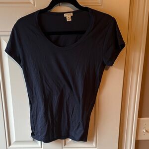 J. Crew Dark Blue Short Sleeve Tee